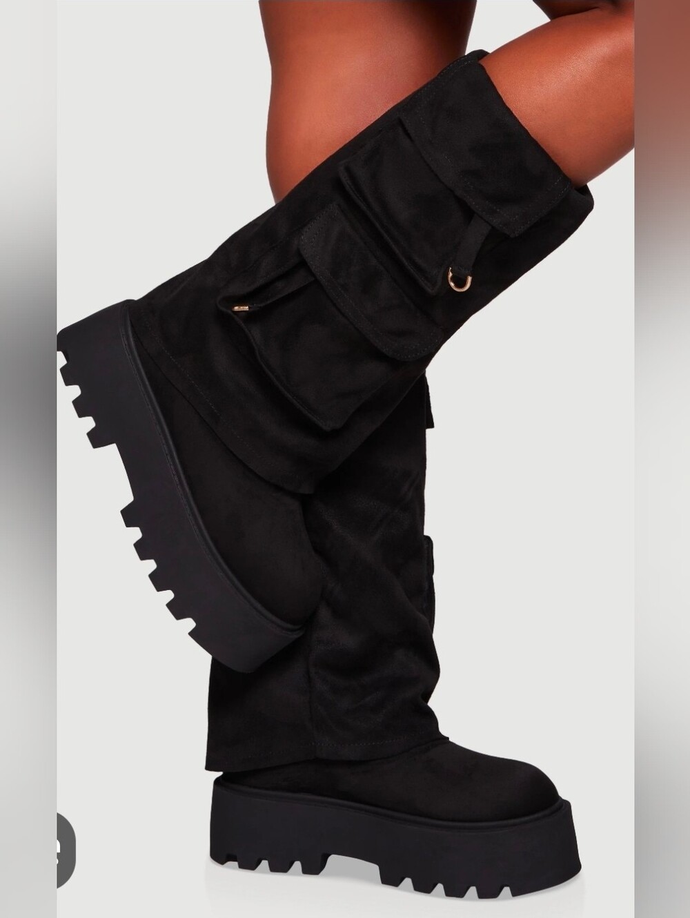 New Rouge brand cargo boots